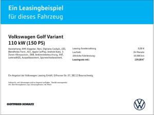 Volkswagen Golf Variant 1.5 TSI Goal NAVI AHK KAM ACC LED SHZ PDC LM