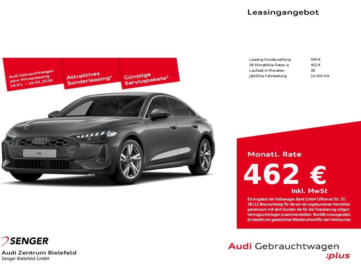 Audi A5 2.0 TFSI LED ACC AHK Smartphone-Interface