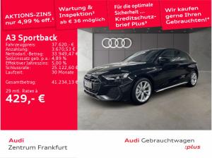 Audi A3 Sportback 35 TFSI S tronic S line LED Navi DAB VC PDC Sitzheizung