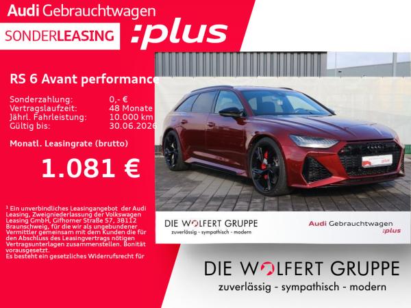 Audi RS6 RS 6 Avant performance RS-SPORTAGA*STHZ*360°*ACC
