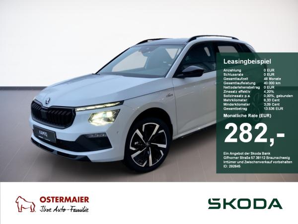 Skoda Kamiq Monte Carlo 1.0TSI DSG.MATRIX.PANO.SIHZ.AHK.KAM.TravelA.NAV.VC.eHECK.Smar
