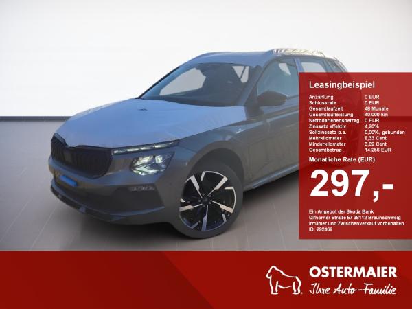 Skoda Kamiq 1.5 TSI Monte Carlo MATRIX.PANO.TravelA+.AHK.KAM.eHECK.NAV.WINTER.SignA.KE