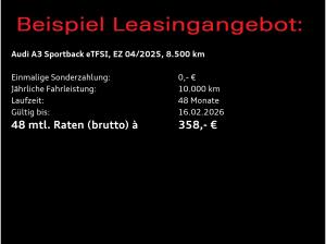 Audi A3 Sportback 40 TFSIe S-tronic / Navi+, LED, RFK