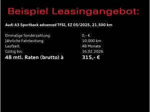 Audi A3 Sportback advanced 30 TFSI S-tronic / Sonos