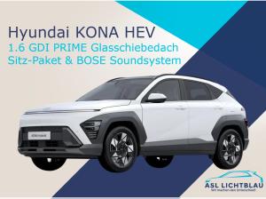 Hyundai KONA 1.6 GDI HEV DCT 2WD PRIME Glasschiebedach, Sitz-Paket & BOSE Soundsystem