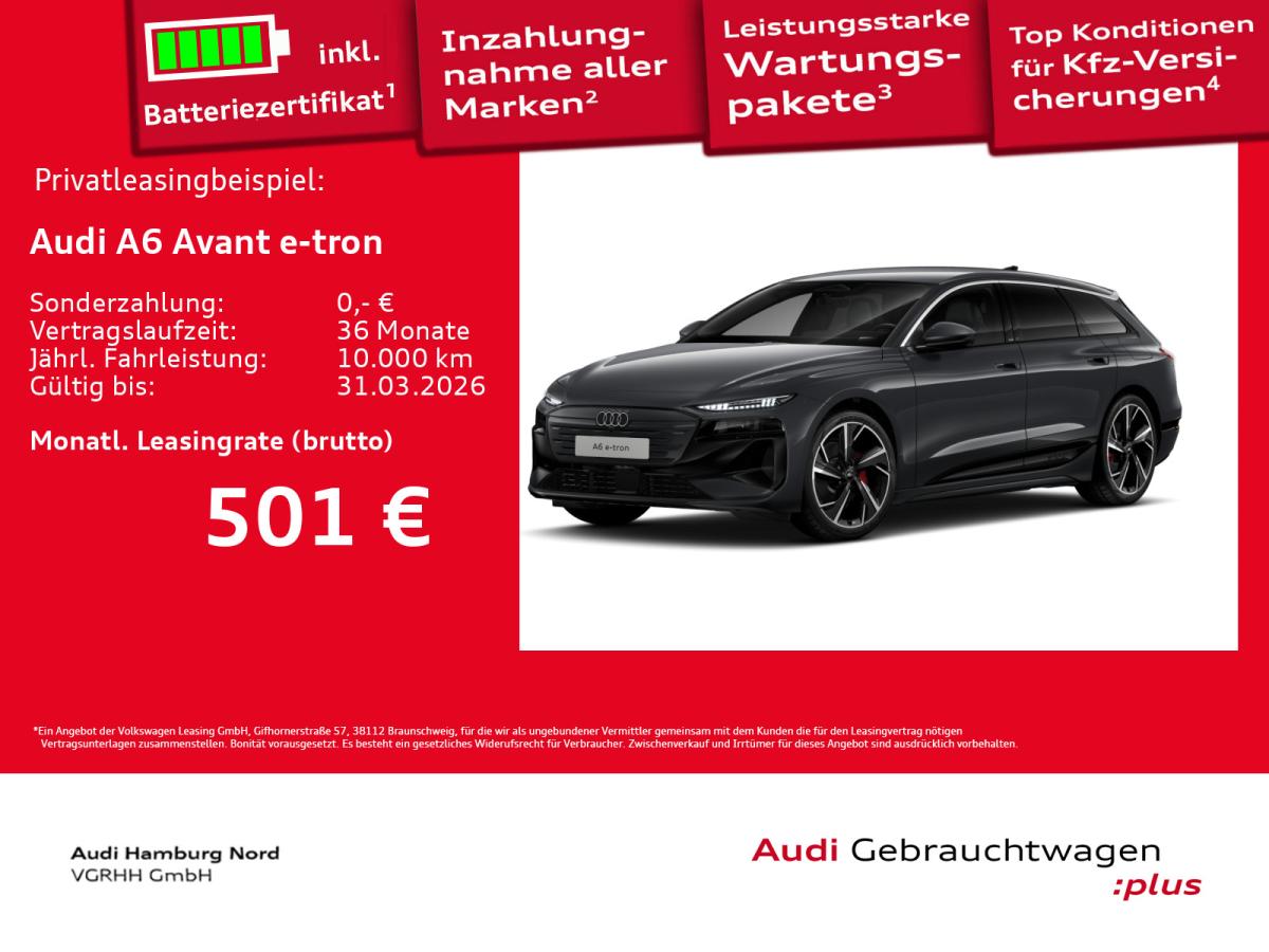 Audi A6 e-tron A6 Avant e-tron Matrix AHK TopView ACC CarPlay