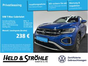 Volkswagen T-Roc Cabriolet Move1.0 TSI ACC LED NAVI KEYL.