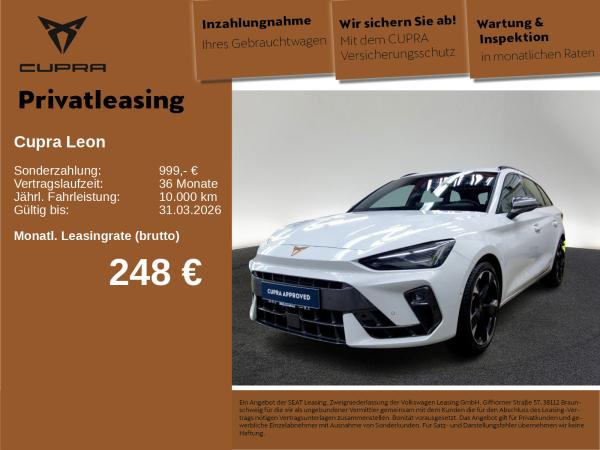 Abbildung Leasingangebot Cupra Leon