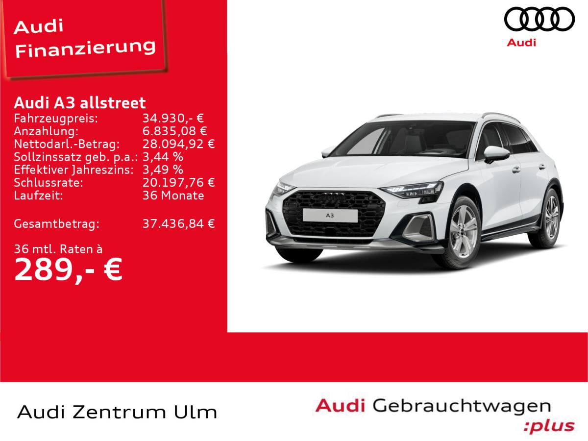 Audi A3 allstreet 35 TFSI AHK NAVI NUR BIS 16.2.26!