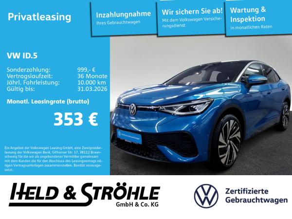 Volkswagen ID.5 Pro 21 ACC AHK H/K MATRIX RFK WÄPU 5J.GAR.