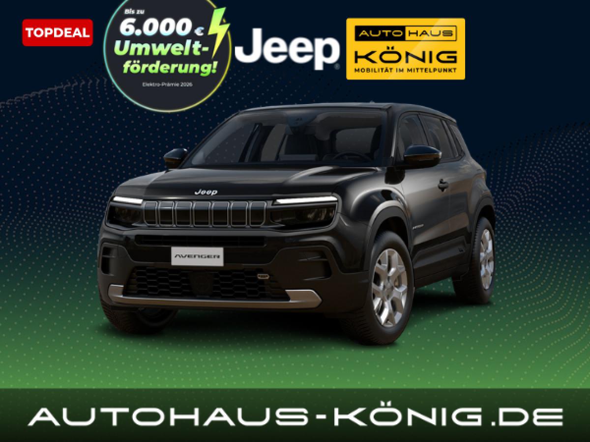 Jeep Avenger Elektro ***550 km Reichweite*** 3.000 € Elektro-Prämie als Anzahlung (finanzierbar)