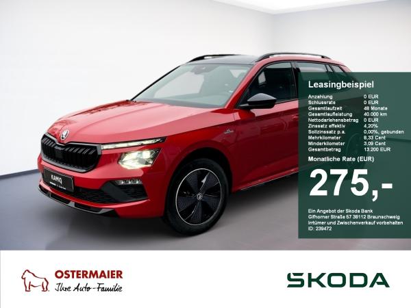 Skoda Kamiq Monte Carlo 1.5TSI MATRIX.ASSIST.PANO.DSG.NAV.WINTER+.AMBIENTE.KAM