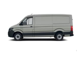 Volkswagen Crafter 35 Kasten Motor: 2,0 l TDI EU6-EC SCR Getriebe: Frontantrieb 6-Gang-Schaltgetriebe Radstand: 3640 mm