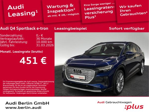 Audi Q4 e-tron Q4 Sportback e-tron 35 AHK MATRIX PDC RFK NAVI
