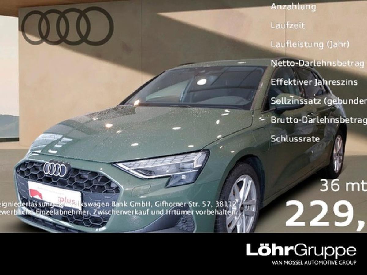 Audi A3 Sportback 40 TFSI e GWP 18"|NAVI+VC|RFK|SHZ|LED