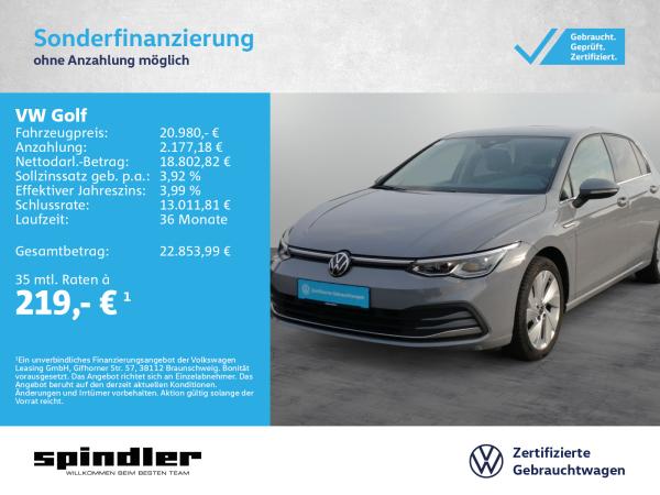 Volkswagen Golf VIII Style 1.5 eTSI DSG / Navi, LED+, RFK