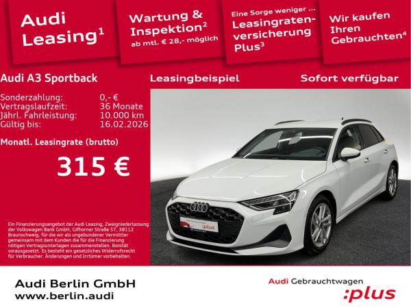 Audi A3 Sportback 30 TFSI S tr. AHK RFK LED NAVI