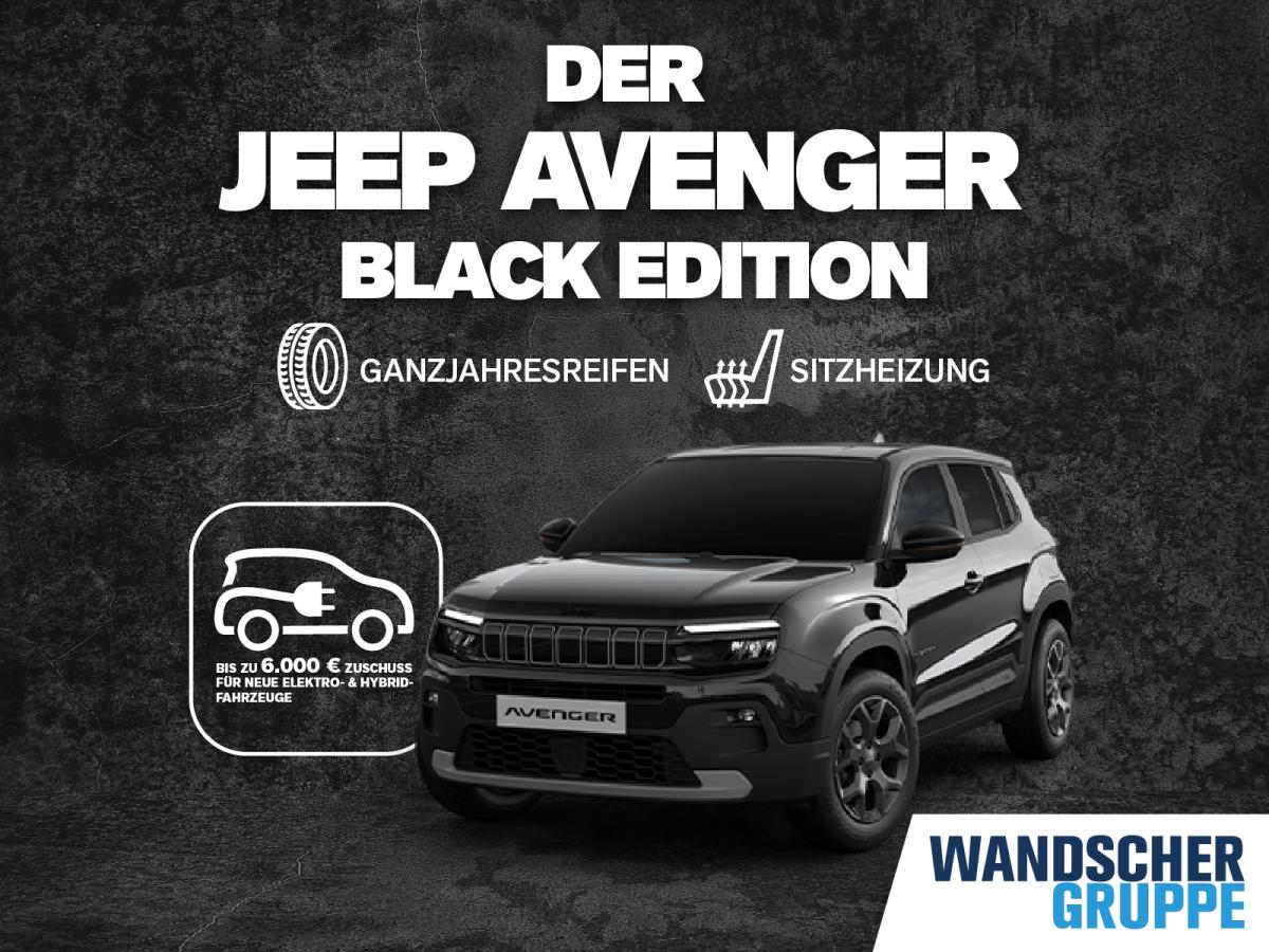 Jeep Avenger Black Edition inkl. GJR & SHZ
