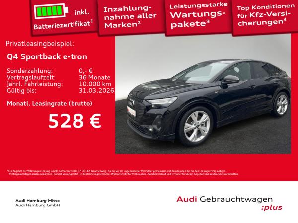 Audi Q4 e-tron Q4 Sportback 45 e-tron quattro Waermepumpe