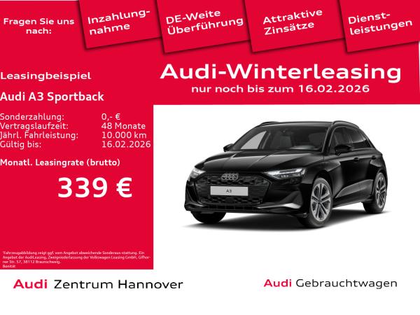 Audi A3 Sportback 40 1.5 TFSI e advanced
