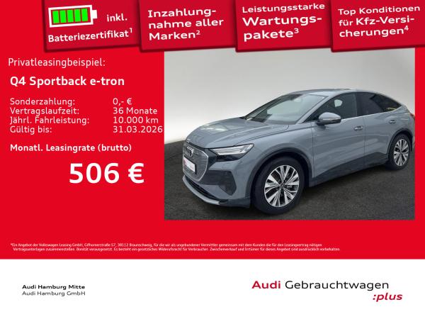 Audi Q4 e-tron Q4 Sportback e-tron 45 S line Matrix Navi