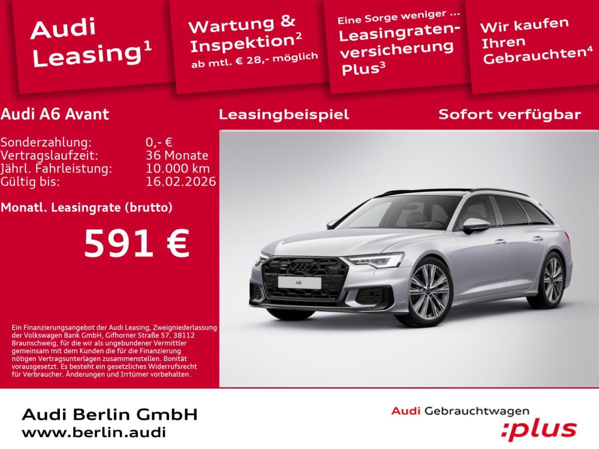 Audi A6 Avant Design S line 50 TDI qu. tiptr.