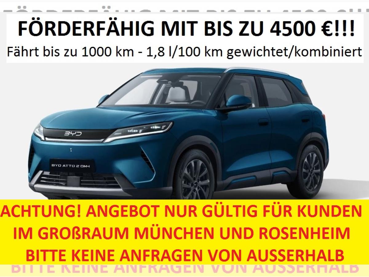 BYD ATTO 2 Boost DM-i Förderfähig - 1000 km Reichweite