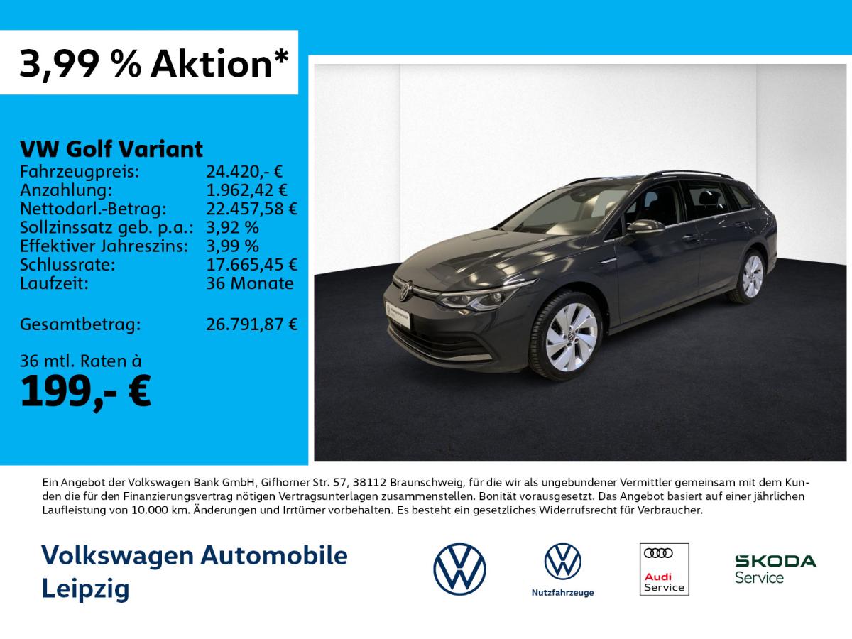Volkswagen Golf VIII Variant 2.0 TSI Style*ACC*Navi*DSG*PDC