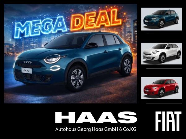 Fiat 600 🚗🔥Business Edition mit Stil: Navi 🧭 | Sitzheizung ♨️ | Allwetterbereifung 🛣️ – ab Februar Verfügbar!