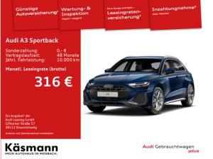 Audi A3 Sportback S line 40TFSIe WINTERRÄDER LED KAM NAV ACC SHZ