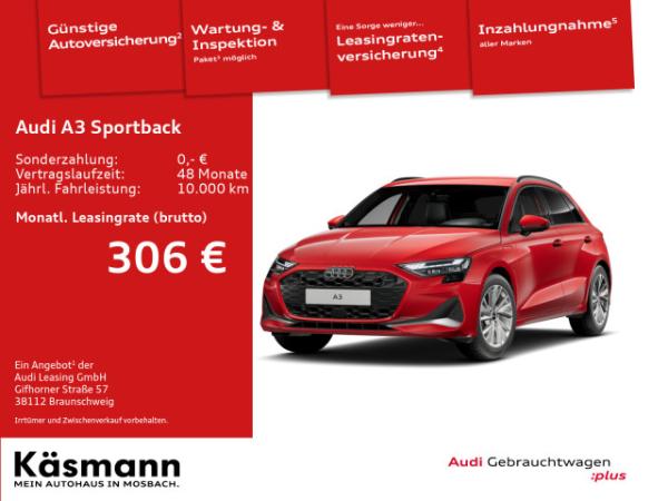 Audi A3 Sportback advanced 40TFSIe WINTERRÄDER LED AHK KAM NAV SHZ
