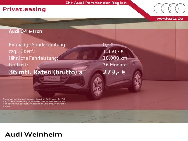 Audi Q4 e-tron Q4 40 e-tron !€ 6000.- E-Prämie als Anzahlung!