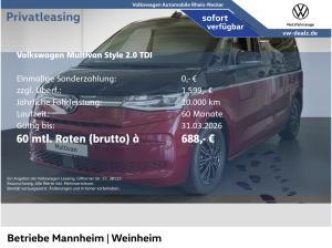 Volkswagen Multivan Style KR 2.0 TDI DSG Klima NAVI AHK LED