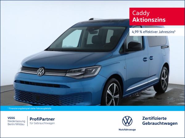 Volkswagen Caddy Style 7-Sitzer VorbAHK PanoDach Navi ACC GJR