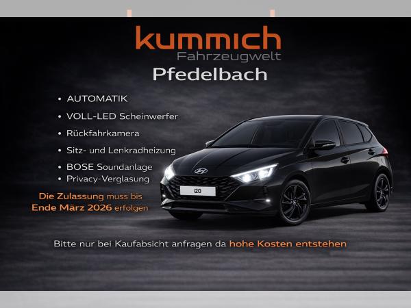 Hyundai i20 𝐁𝐥𝐚𝐜𝐤𝐥𝐢𝐧𝐞 AUTOMATIK POWERLEASING❗Voll-LED💡BOSE🔊RÜCKFAHRKAMERA