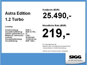 Opel Astra Edition 1.2 Turbo