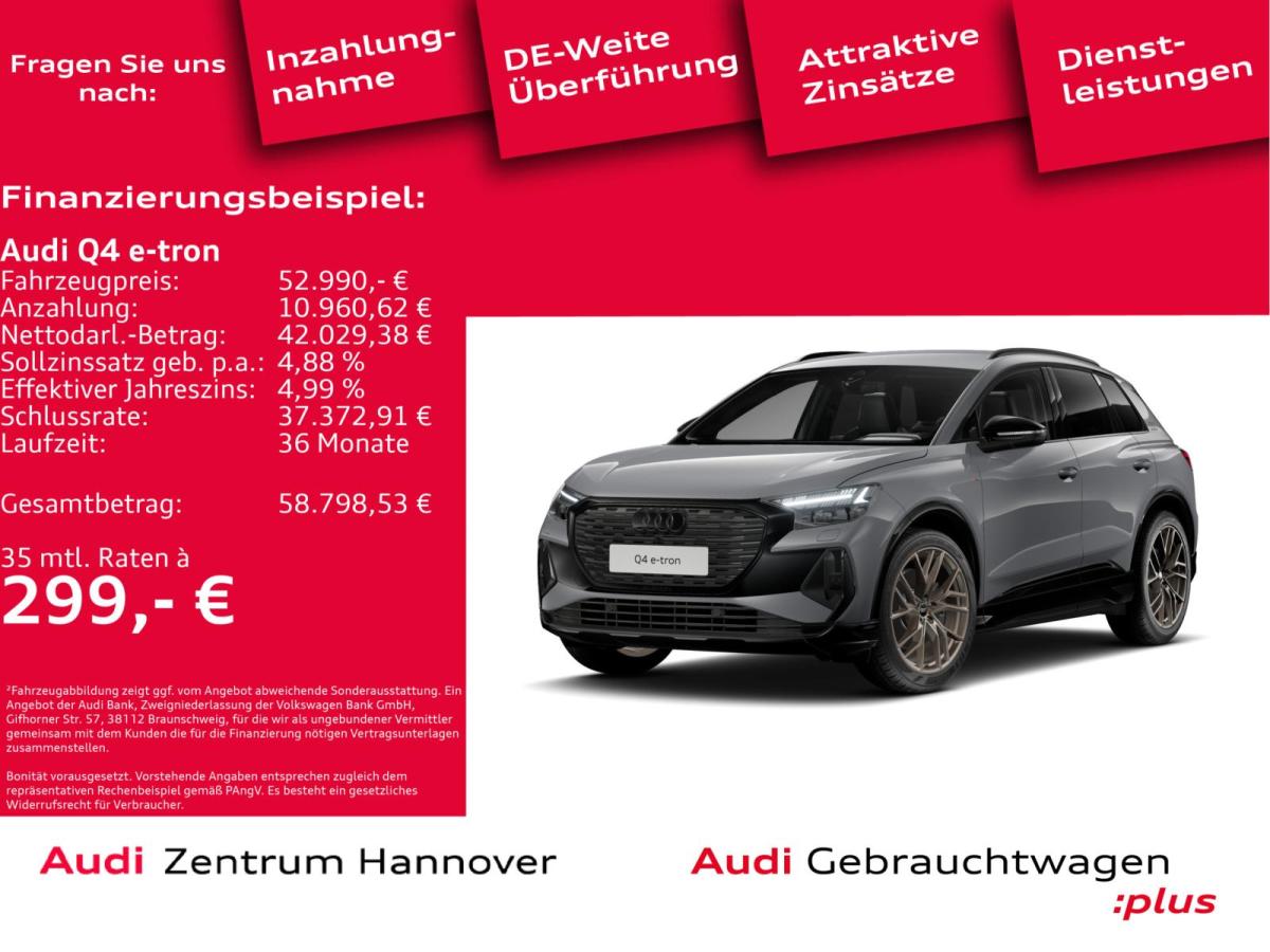 Audi Q4 e-tron Q4 55 e-tron quattro Matrix Standklima Navi virtual