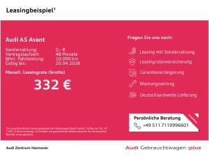 Audi A5 Avant 2.0 TFSI Kamera Navi virtual LED DAB