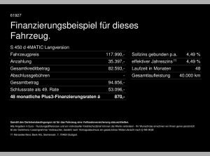 Mercedes-Benz S 450 d 4M lang AMG Night Airmatic Pano Distron.