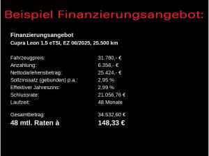 Cupra Leon ST 1.5 eTSI DSG / Navi, ParkAssi, LED, RFK