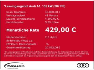 Audi A1 Sportback 40 TSI 2x S line, Navi+, PDC+, SONOS, LM 18