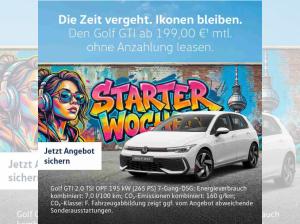 Volkswagen Golf GTI 2,0 l TSI DSG *BIS 28.02*🏷️