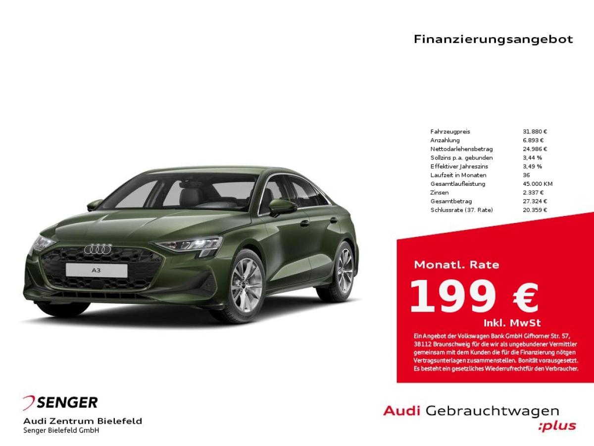 Audi A3 30 TFSI LED ACC AHK Smartphone-Interface