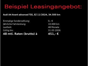Audi A4 Avant advanced 35 TDI S-tronic / Standh, Navi