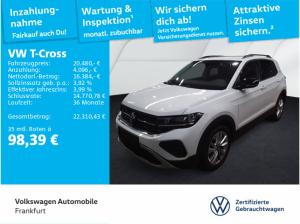 Volkswagen T-Cross 1.0 TSI Goal DAB+ Navi FrontAssist TravelAssist