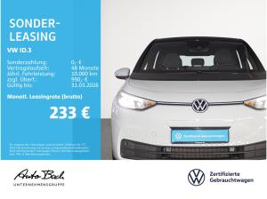 Volkswagen ID.3 Pure Performance, Navi, LED, App-Connect, Parkpilot, Klima