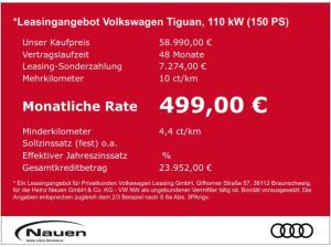 Volkswagen Tiguan R-Line 2,0 TDI 110 kW 7-Gang-DSG