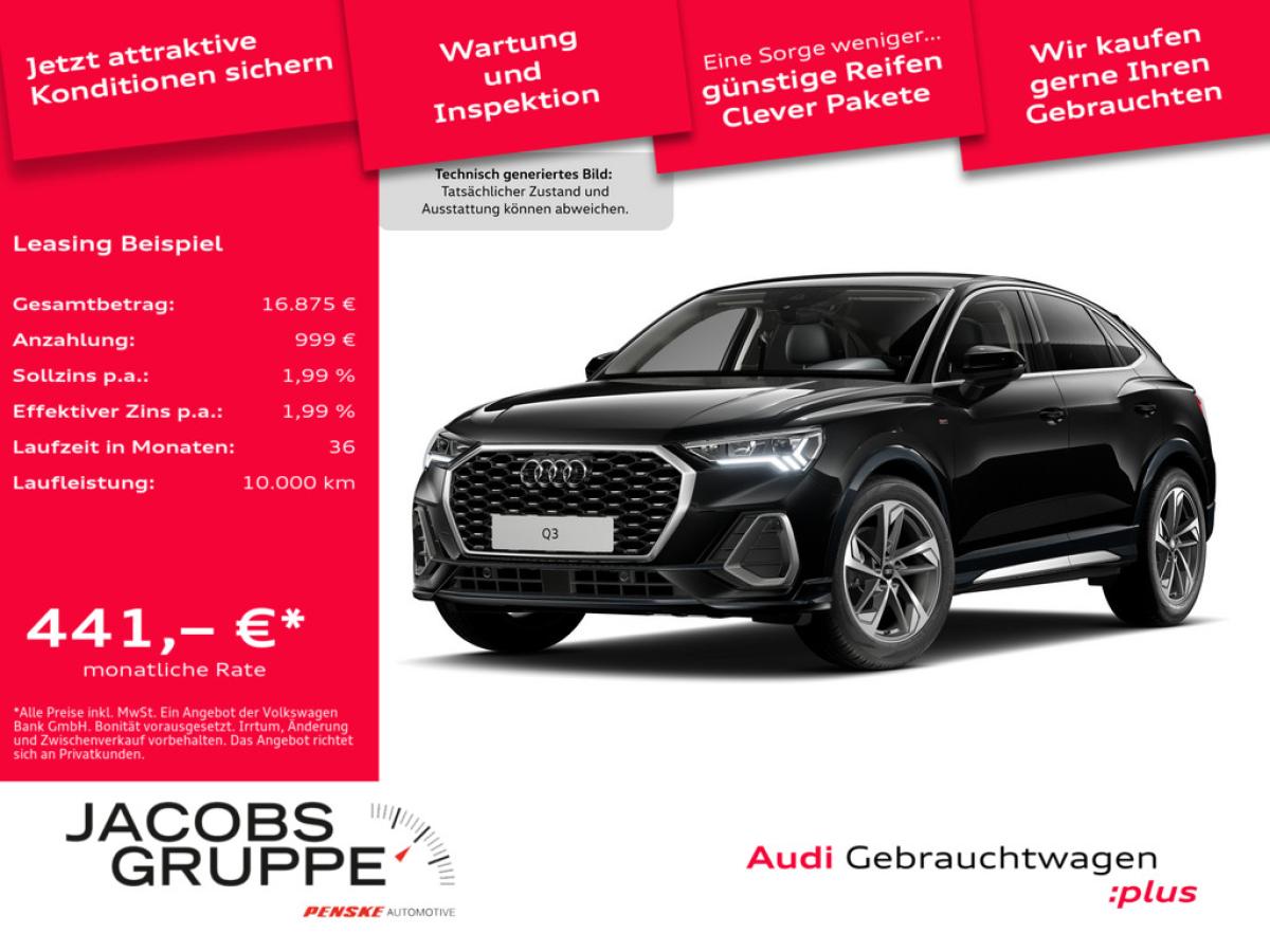 Audi Q3 Sportback 35 TFSI S line S-tronic AHK/LED/Navi Plus/SMartphone Inte