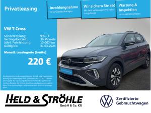 Volkswagen T-Cross GOAL 1.5 TSI DSG IQ NAV AHK KAM TRAVEL