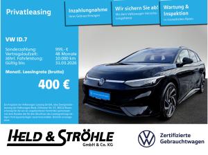 Volkswagen ID.7 Tourer Pro Black IQ 20" WÄPU DCC 360° AHK